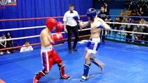 A regular beating! Sagdeev David-Zakharov Artem. Kickboxing full-contact with low-kick. Nizhnekamsk
