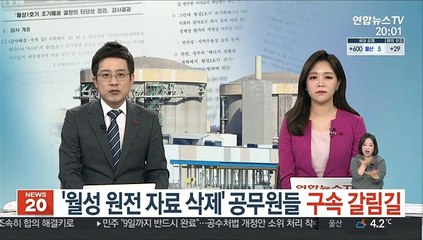 '월성 원전 자료 삭제' 공무원들 구속 갈림길