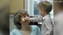 الأمير ويليام يخطف القلوب  بفيديو نادر مع الأميرة ديانا