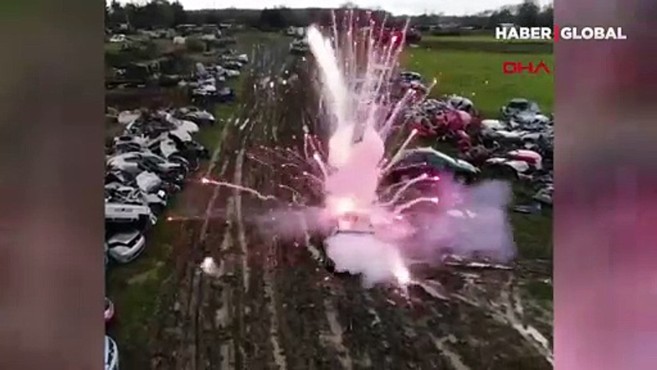 Ateş açıp, tankla üzerinden geçtiler! İlginç stres atma yarışması