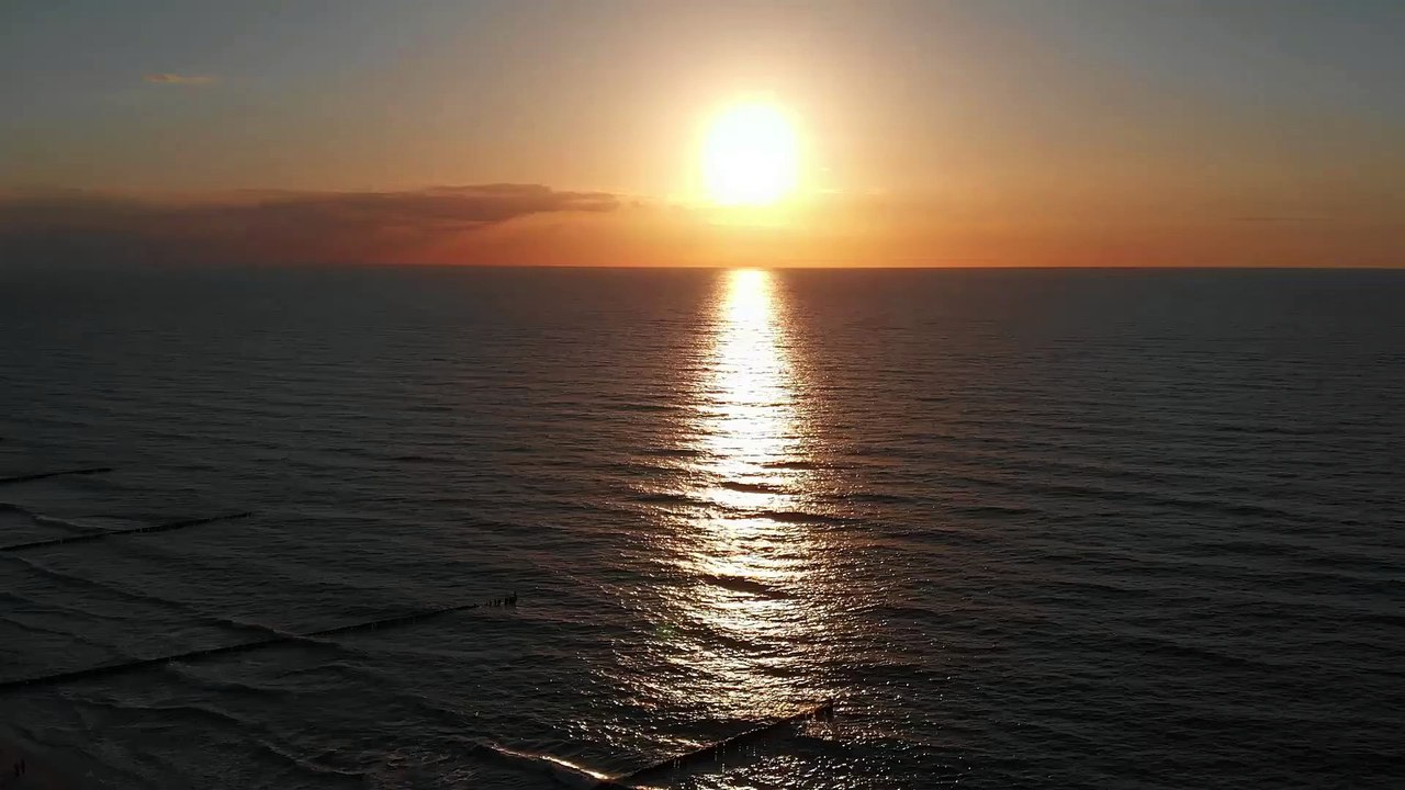 Sunset Sundown Deanatural beautiful royalty Free Stock no copyright video Free for commercial use dron dron aerial view