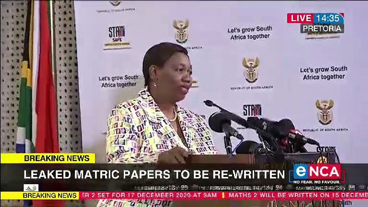 Leaked matric papers to be re-written