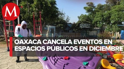 Download Video: Desinfectan espacios públicos en Oaxaca