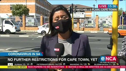 No further restrictions for Cape Town, yet