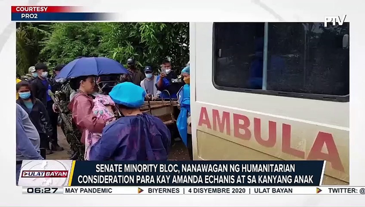 Senate minority bloc, nanawagan ng humanitarian consideration para kay Amanda Echanis at sa kanyang anak