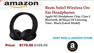 Beats Solo3 Wireless On-Ear Headphones - Apple W1 Headphone Chip, Class 1 Bluetooth