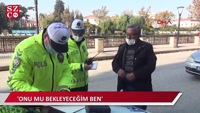 Yayaları beklemek zorunda olmadığını söyledi, 600 TL ceza yedi