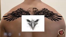 Tattoo Studio Vienna - Pattos Keppos Back Wings Tattoo