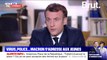 Violences policières: selon Emmanuel Macron, 