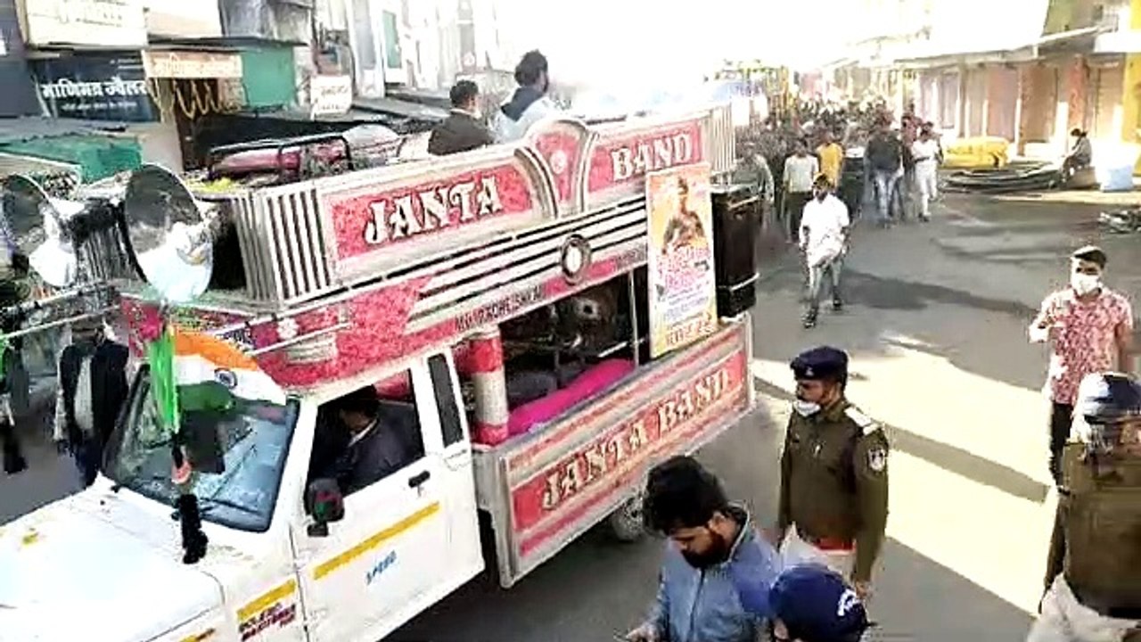 सिक्किम में शहीद हुए मंदसौर के वीर जवान के पार्थिव शरीर की निकली अंतिम यात्रा