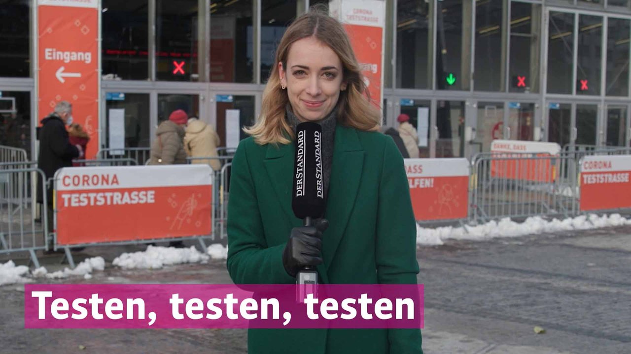 Start der Massentests in Wien