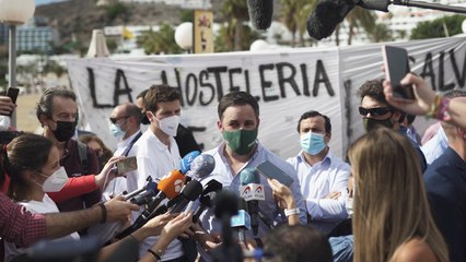 Abascal culpa al Gobierno de llamar a inmigrantes