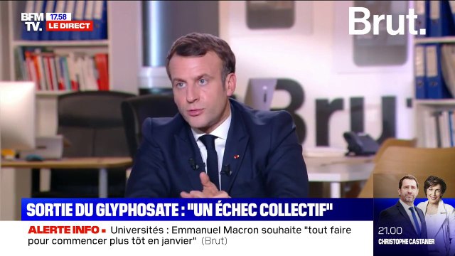 Emmanuel Macron au sujet de l'écologie: Personne n'a autant fait que nous depuis trois ans