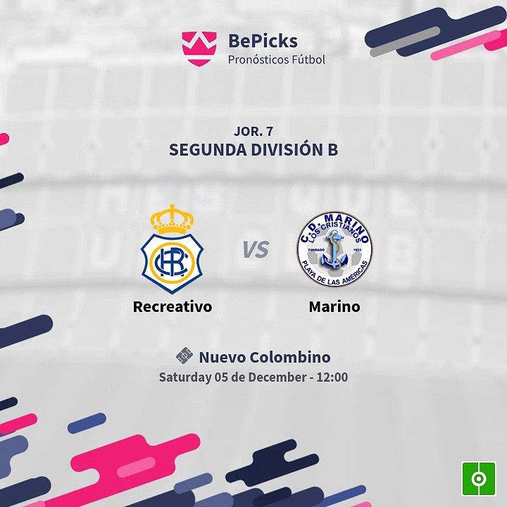 Jornada 7 Temp.2020/2021 2ª div.B Gr.IV Supg.A Recreativo vs CD Marino Los Numeros.