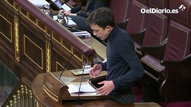 Errejón defiende su enmienda de un jornada laboral de cuatro días semanales