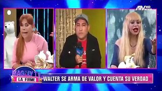 Susy Díaz acusa a Walter Obregón de agresión: “Me dijiste que venías de estar con otra mujer”