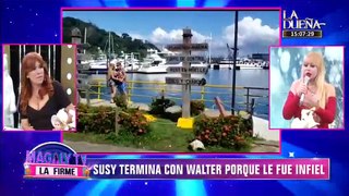 Susy Díaz termina con Walter Obregón tras ampay con otra mujer