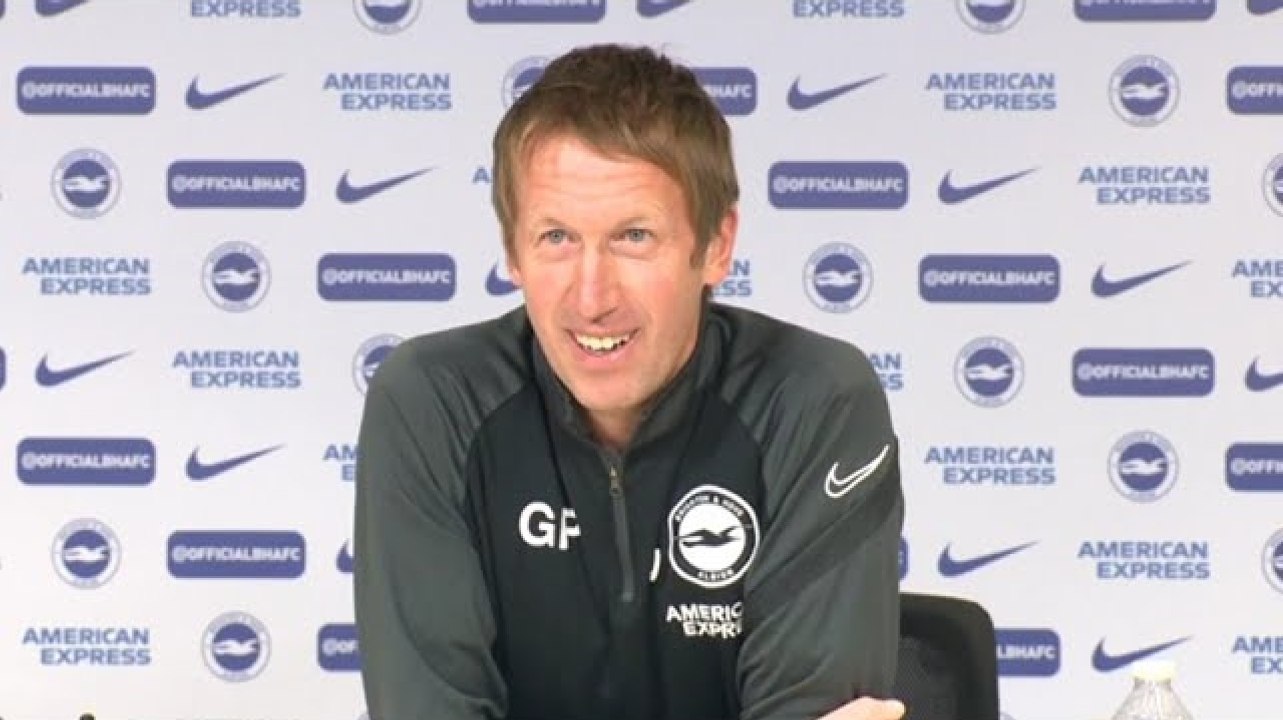 "We hope we can use the support" Graham Potter on Brighton's South Coast derby against Southampton