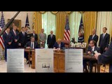 Ora News - Nënshkruhet marrëveshja mes Kosovës dhe Serbisë në Washington, firmos edhe Trump