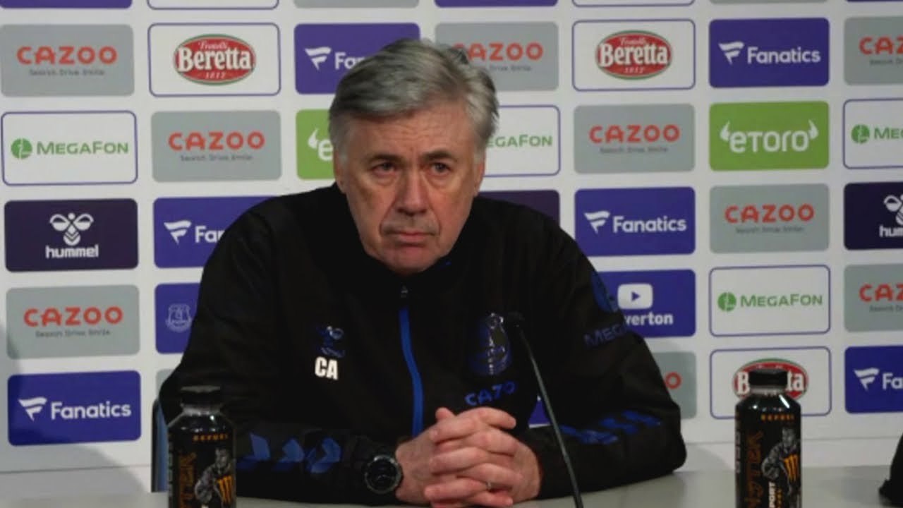 "It will be a tough game!" Carlo Ancelotti on Everton ahead of Burnley