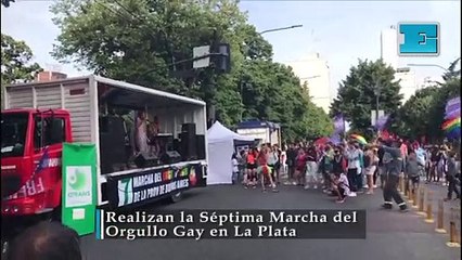 Realizan la Séptima Marcha del Orgullo Gay en La Plata