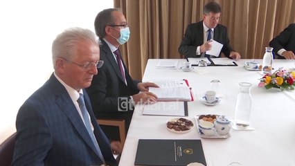 Hoti dhe Vucic takohen ne Bruksel