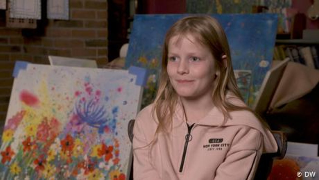 Daisy Watt: 11-Jährige malt wie Claude Monet