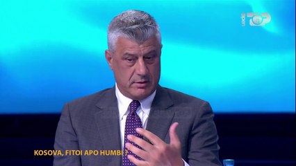 Presidenti Thaçi në Open: Në draftin fillestar ishte pika 10 për njohjen reciproke