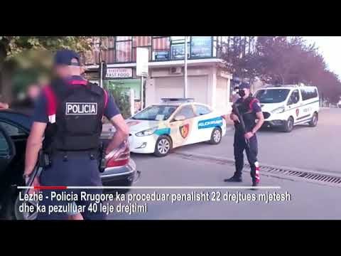 Rrugorja e Lezhës në aksion, masat e forta të marra në fundjavë/ Nga arrestimet te gjobat