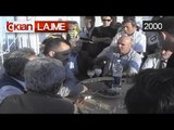 Takimet elektorale te kandidatit per Bashkine Tirane, Edi Rama (25 Shtator 2000)