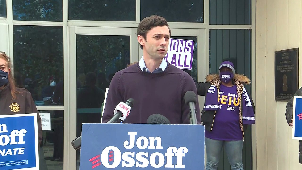 Jon Ossoff TRASHES David Perdue - 'Using his office to ENRICH himself'