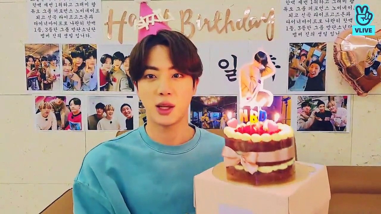 [LEGENDADO PT-BR] Live de Aniversário do Jin (ATIVE AS LEGENDAS)