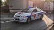 Report TV -64-vjeçari me motor përplaset me murin në aksin Elbasan-Librazhd, pamje nga aksidenti