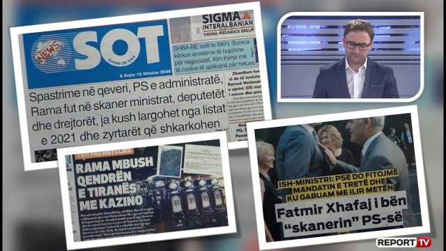 Report TV - Shtypi i Ditës dhe Ju , ja çfarë shkruajnë gazetat për sot e enjte 10 shtator 2020