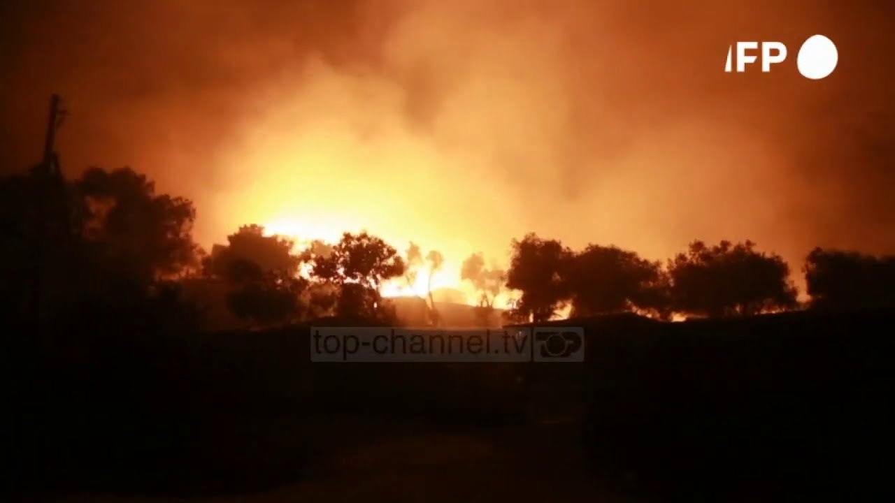 Top News - Zjarri në kampin Moria/ Greqia përpjekje për të strehuar migrantët