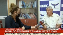 Kreu i LZHK Dashamir Shehi intervistë për Report TV: Përtej ideve, e mirëpres Jozefina Topallin