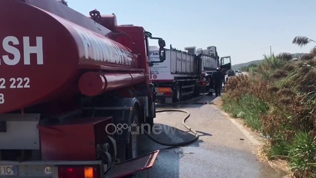 Ora News - Fier, merr flakë në ecje kamioni