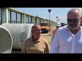 Report TV - Kryeministri Edi Rama në Vlorë, inspekton punimet në infrastukturë