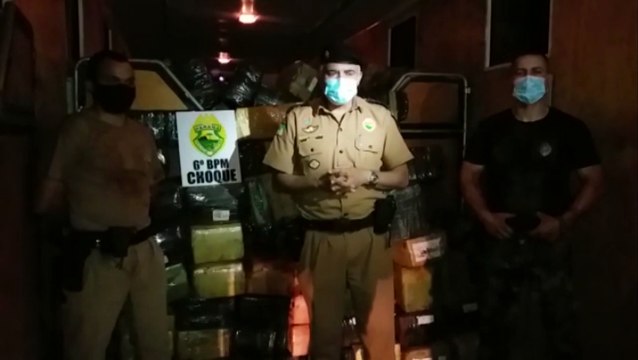 Comandante do 6º BPM fala sobre apreensão de 3 toneladas de maconha realizada em Campo Bonito