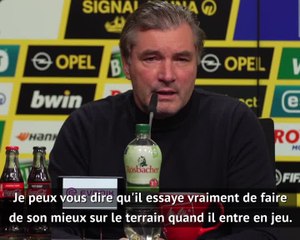 10e j. - Zorc : "Sancho n'est pas dans sa forme optimale"