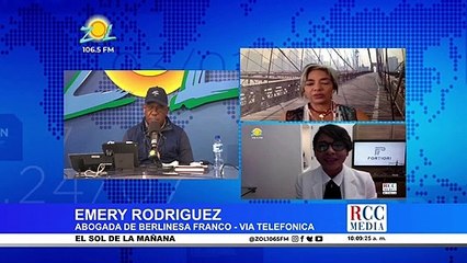 Emery Rodríguez, abogada de Berlinesa Franco comenta rueda de prensa que ofreció Yokasta Guzmán