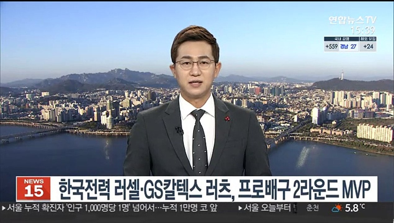한국전력 러셀·GS칼텍스 러츠, 프로배구 2라운드 MVP