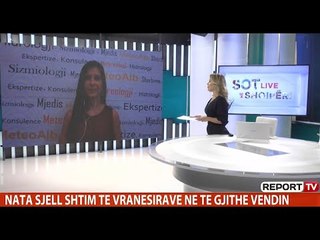 Report TV - Meteorologjia Bani: Ciklon në Detin Jon, stuhia me erë 200 km/orë në jug të Shqipërisë