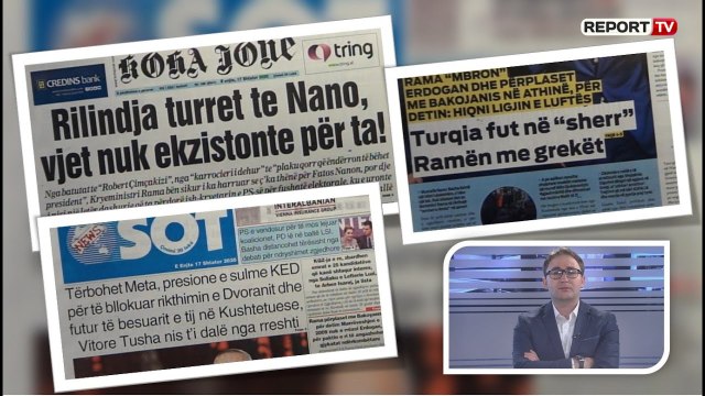 Report TV - Shtypi i Ditës dhe Ju , ja çfarë shkruajnë gazetat për sot e enjte 17 shtator 2020