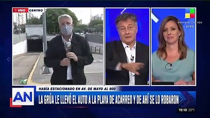La grúa le llevó el auto a la playa de acarreo y de ahí se lo robaron