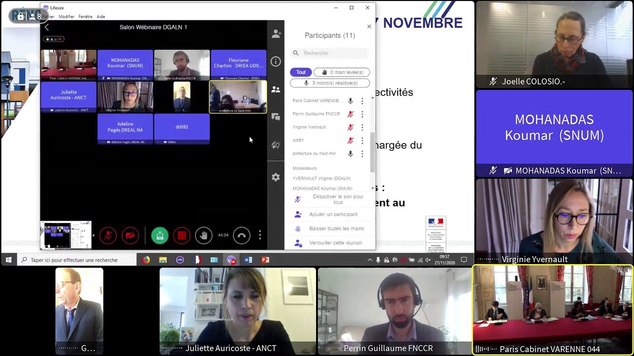 Webinaire du 27 novembre 2020 sur la rénovation énergétique des bâtiments des collectivités locales