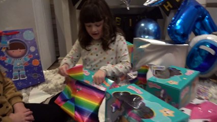 7th  Birthday Opening Presents!