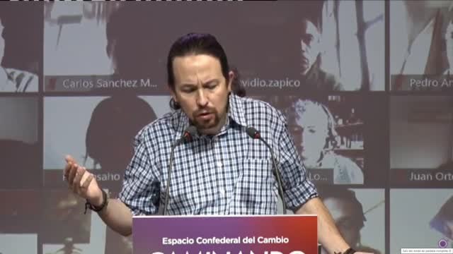 Pablo Iglesias asegura que el PP está fuera de la democracia por bloquear la renovación del CGPJ