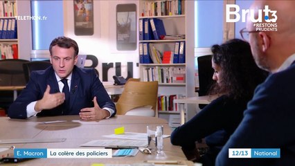 Politique : les policiers mécontents du passage d’Emmanuel Macron sur Brut