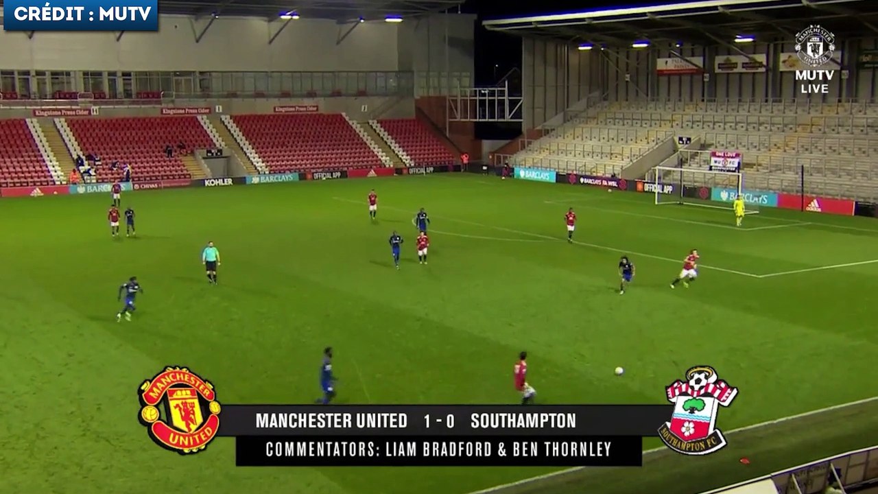 Le premier but de Facundo Pellistri avec les U23 de Manchester United